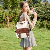 AGLOD Backpack Purse for Women PU Leather Back Packs Designer Ladies Shoulder Bag Fashion Faux Work Travel Handbags