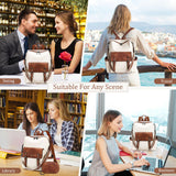 AGLOD Backpack Purse for Women PU Leather Back Packs Designer Ladies Shoulder Bag Fashion Faux Work Travel Handbags
