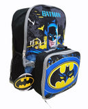 AI ACCESSORY INNOVATIONS Batman Full Size 16 Inch Backpack with Detachable Lunch Box