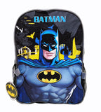 AI ACCESSORY INNOVATIONS Batman Full Size 16 Inch Backpack with Detachable Lunch Box