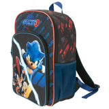 AI ACCESSORY INNOVATIONS Sonic The Hedgehog 3 Movie Backpack for Boys & Girls, Bookbag featuring Sonic & Shadow, Schoolbag with Adjustable Shoulder Straps & Padded Back,16 Inch