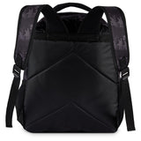 AI ACCESSORY INNOVATIONS Stranger Things Backpack with Character Graphic Pattern, Black, 16x12x5 Inches, Polyester, 3 Pockets, Water Repellent, Adjustable Straps, Padded Back
