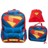 AI ACCESSORY INNOVATIONS Superman 2 Piece Backpack Set, Boys 16
