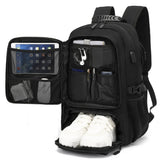 Aikelai Large Travel Backpack with Shoe Compartment, Carry On Backpacks for Men, Laptop Backpack with USB Charging Port