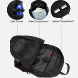 Aikelai Large Travel Backpack with Shoe Compartment, Carry On Backpacks for Men, Laptop Backpack with USB Charging Port