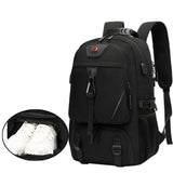 Aikelai Large Travel Backpack with Shoe Compartment, Carry On Backpacks for Men, Laptop Backpack with USB Charging Port