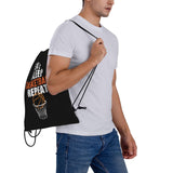 AIMASTZ Eat Sleep Basketball Repeat Unisex Drawstring Backpack Bag Sport Gym Swim Travel Sackpack
