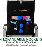 Airplane Pockets - Airplane Accessories - Plane Travel Essentials - Travel Organizer - Seat Storage Organizer - Air Travel Essentials - Seatback Organizer - International Travel Accessories Must Haves