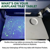 Airplane Pockets - Airplane Accessories - Plane Travel Essentials - Travel Organizer - Seat Storage Organizer - Air Travel Essentials - Seatback Organizer - International Travel Accessories Must Haves