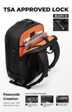 AirVault Vacuum Seal Travel Backpack 60L with Expandable HyperSeal Air Compression Vacuum System Water Resistant TSA Lock (Vacuum Pump Included, Black, 60L)