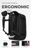 AirVault Vacuum Seal Travel Backpack 60L with Expandable HyperSeal Air Compression Vacuum System Water Resistant TSA Lock (Vacuum Pump Included, Black, 60L)