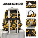 ALAZA Beautiful Sunflower Women Backpack Purse Ladies Fashion Shoulder Bag Daypack Travel Bag 7.5L