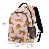 ALAZA Cute Tigers on Pink Backpack for Students Boys Girls School Bag Travel Daypack