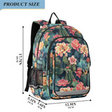 ALAZA Hand Drawn Cactus Travel Laptop Backpack, 17 inch Large Laptops Backpack Business Computer Bag Casual Daypack for Women Men