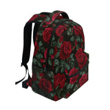 ALAZA Red Rose Flower Floral Large Backpack for Women Girls kids School Personalized Laptop iPad Tablet Travel School Bag with Multiple Pockets