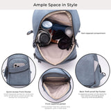 Alldaily Large Sling Bag for Women Crossbody Purse Leather Fashionable Trendy Chest Bag for Travel, Fanny Pack (Blue)