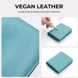 Alldaily Small RFID Wallet for Women Slim Compact Bifold Pocket Ladies Travel Mini Purse (Purist Blue)
