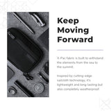 ALPAKA Admin Pouch - Convenient Zippered Memory for Electronics, Cables and Compact Tool Sets - Use as Daily Emergency Kit - Weather Proof Black X - Pac VX42 Fabric