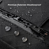 ALPAKA Admin Pouch Pro EDC Organizer - Small Tool Pouch with Smooth Zipper, Weatherproof Storage for Electronics, Cables, Travel Accessories - Black Axogrid 300D Fabric