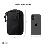 ALPAKA Admin Pouch Pro - EDC Organizer - Small Tool Pouch with Smooth Zipper, Weatherproof X - Pac Fabric, Electronics Storage for Travel - Black X - Pac X42 Material