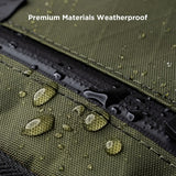 ALPAKA Admin Pouch Pro EDC Organizer - Small Tool Pouch with Smooth Zipper, Weatherproof X - Pac Fabric, Electronics Storage for Travel - Olive Green X - Pac X42 Material