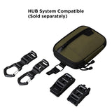 ALPAKA Admin Pouch Pro EDC Organizer - Small Tool Pouch with Smooth Zipper, Weatherproof X - Pac Fabric, Electronics Storage for Travel - Olive Green X - Pac X42 Material