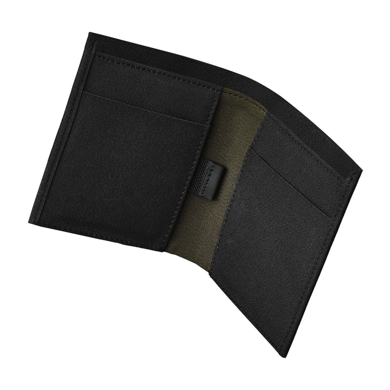 ALPAKA Ark Bifold Cash Wallet - Minimalist Front Pocket Wallet for Men Daily Use,Magnetic Closure for Security with RFID Blocking,Holds 8 - 12 Cards Plus Cash,Black Axoflux 300D