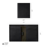 ALPAKA Ark Bifold Cash Wallet - Minimalist Front Pocket Wallet for Men Daily Use,Magnetic Closure for Security with RFID Blocking,Holds 8 - 12 Cards Plus Cash,Black Axoflux 300D