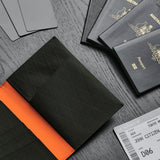 ALPAKA ARK Bifold Passport Wallet - Passport Holder with X - Pac VX21 Weatherproof Fabric, UV Proof, Passport Slot, 3 Card, Cash, Travle Documents Slots for Men Family Travel Journeys (Green)