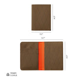 ALPAKA Ark Bifold Wallet Coyote Brown X - Pac VX21 - Rfid Card Holder - Holds 8 to 10 Cards - Designated Cash Slot - Built to Last - Polished and Professional Looking - Wallet for Men