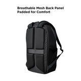 ALPAKA Bravo Backpack 23L - Laptop Backpack Fits 16 Inch Computers, Water Bottle Holders, Fleece Lined Protection, Business Commuter Bag, Weatherproof Black Axoflux Material