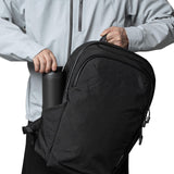 ALPAKA Bravo Backpack 23L - Laptop Backpack Fits 16 Inch Computers, Water Bottle Holders, Fleece Lined Protection, Business Commuter Bag, Weatherproof Black Axoflux Material