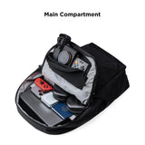 ALPAKA Bravo Backpack 23L - Laptop Backpack Fits 16 Inch Computers, Water Bottle Holders, Fleece Lined Protection, Business Commuter Bag, Weatherproof Black Axoflux Material