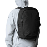 ALPAKA Bravo Backpack 23L - Laptop Backpack Fits 16 Inch Computers, Water Bottle Holders, Fleece Lined Protection, Business Commuter Bag, Weatherproof Black Axoflux Material