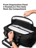 ALPAKA Bravo Brief - 16 Inch Laptop Briefcase, Black Computer Bag with Weatherproof Axoflux 400D Fabric, Messenger Bag for Men and Women, Business Shoulder Bag for Work Travel