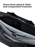 ALPAKA Bravo Brief - 16 Inch Laptop Briefcase, Black Computer Bag with Weatherproof Axoflux 400D Fabric, Messenger Bag for Men and Women, Business Shoulder Bag for Work Travel