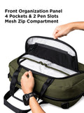 ALPAKA Bravo Brief - 16 Inch Laptop Briefcase, Green Computer Bag with Weatherproof Axoflux 400D Fabric, Messenger Bag for Men and Women, Business Shoulder Bag for Work Travel