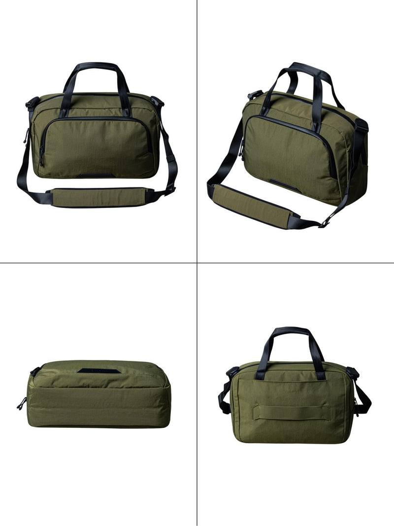 ALPAKA Bravo Brief - 16 Inch Laptop Briefcase, Green Computer Bag with Weatherproof Axoflux 400D Fabric, Messenger Bag for Men and Women, Business Shoulder Bag for Work Travel