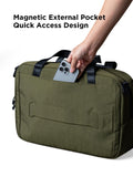 ALPAKA Bravo Brief - 16 Inch Laptop Briefcase, Green Computer Bag with Weatherproof Axoflux 400D Fabric, Messenger Bag for Men and Women, Business Shoulder Bag for Work Travel