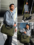 ALPAKA Bravo Brief - 16 Inch Laptop Briefcase, Green Computer Bag with Weatherproof Axoflux 400D Fabric, Messenger Bag for Men and Women, Business Shoulder Bag for Work Travel