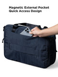 ALPAKA Bravo Brief - 16 Inch Laptop Briefcase, Moonlight Blue Computer Bag with Weatherproof Axoflux 400D Fabric, Messenger Bag for Men and Women, Business Bag for Work Travel
