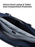 ALPAKA Bravo Brief - 16 Inch Laptop Briefcase, Moonlight Blue Computer Bag with Weatherproof Axoflux 400D Fabric, Messenger Bag for Men and Women, Business Bag for Work Travel