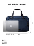 ALPAKA Bravo Brief - 16 Inch Laptop Briefcase, Moonlight Blue Computer Bag with Weatherproof Axoflux 400D Fabric, Messenger Bag for Men and Women, Business Bag for Work Travel