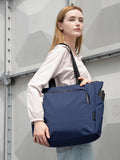 ALPAKA Bravo Tote Bag for 16 Inch MacBook Pro – Weatherproof 16 Inch Laptop Briefcase for Men & Women, Work Travel Tote with Adjustable Shoulder Strap, Blue Axoflux 600D