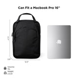 ALPAKA Bravo Totepack 13L - Convertible Backpack Tote For Men, Laptop Tote Bag for Women Fits a 16 - Inch Macbook Pro - Travel Bag with Weatherproof Fabric Helps Ensure Optimal Protection,Axoflux Black