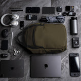 ALPAKA Bravo Totepack 13L - Convertible Backpack Tote For Men, Laptop Tote Bag for Women Fits a 16 - Inch Macbook Pro - Travel Bag with Weatherproof Fabric Helps Ensure Optimal Protection,Axoflux Green