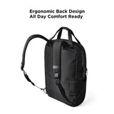 ALPAKA Bravo Totepack 13L - Convertible Backpack Tote For Men, Laptop Tote Bag for Women Fits a 16 - Inch Macbook Pro - Travel Bag with Weatherproof Fabric Helps Ensure Optimal Protection,Axoflux Black