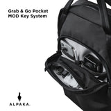 ALPAKA Bravo Totepack 13L - Convertible Backpack Tote For Men, Laptop Tote Bag for Women Fits a 16 - Inch Macbook Pro - Travel Bag with Weatherproof Fabric Helps Ensure Optimal Protection,Axoflux Black