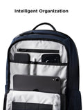 ALPAKA Elements Backpack Pro 24L - Moonlight Blue Laptop Backpack Fits 16'' Laptop with Dual Bottle Pockets, Travel Backpack for Men, Weather - Resistant 400D Axoflux Fabric for Business or College