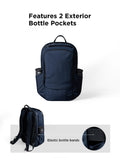 ALPAKA Elements Backpack Pro 24L - Moonlight Blue Laptop Backpack Fits 16'' Laptop with Dual Bottle Pockets, Travel Backpack for Men, Weather - Resistant 400D Axoflux Fabric for Business or College